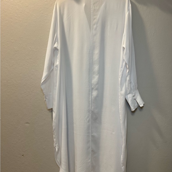 H&M Cream Button-Up Shirt Dress - Picture 9 of 13